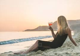 Destress for a-fib, Wine on the beach